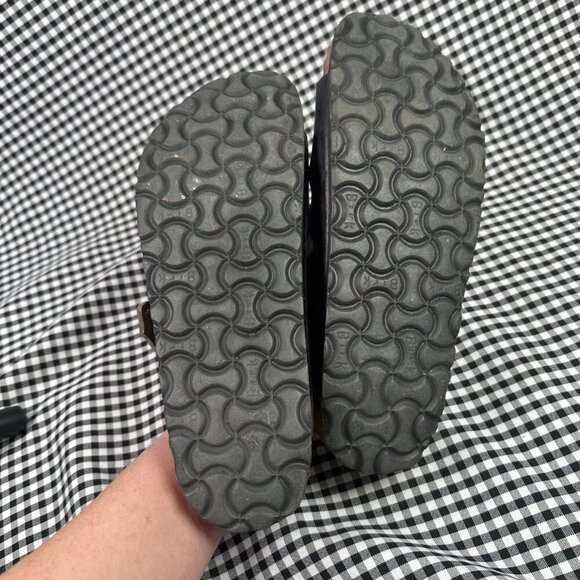 Birkenstock X Marc Jacobs Studded Leather Arizona Sandal Black Leather EU 38
